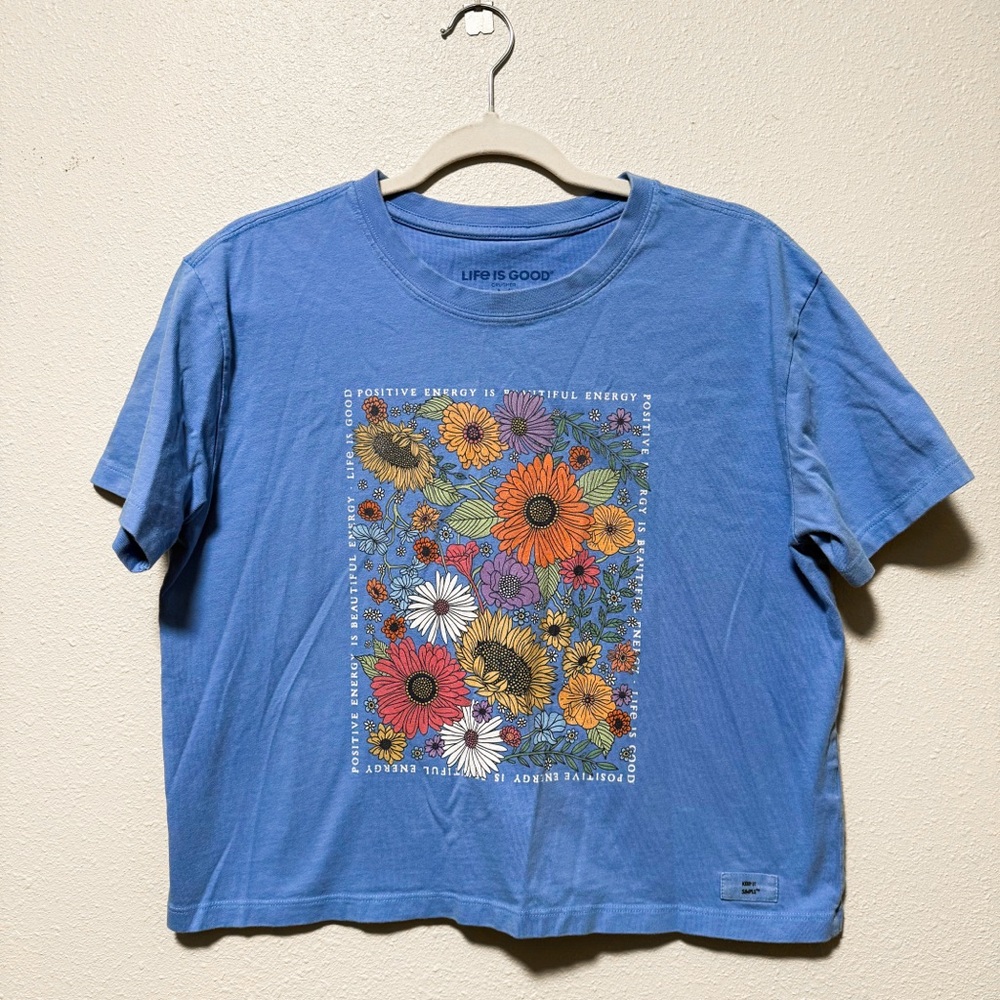 Life is Good Boxy Crusher Tee